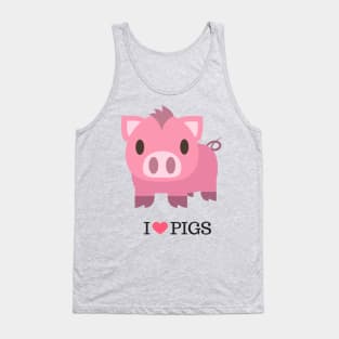 I Love Pigs Tank Top